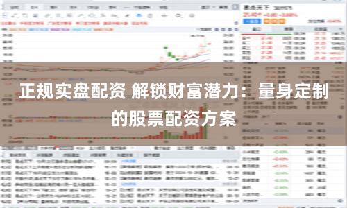 正规实盘配资 解锁财富潜力：量身定制的股票配资方案